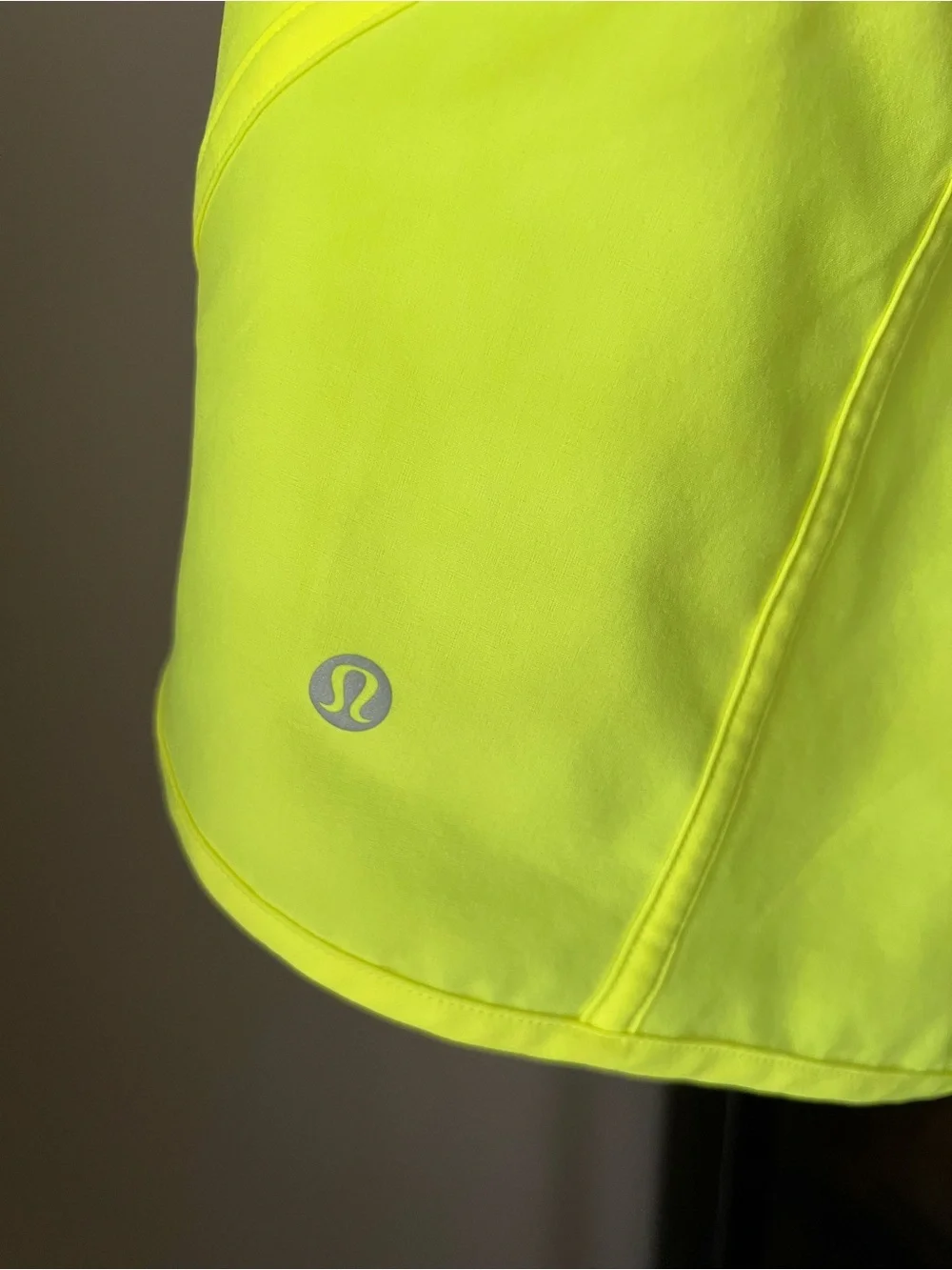 lululemon athletica Neon Yellow Athletic Shorts